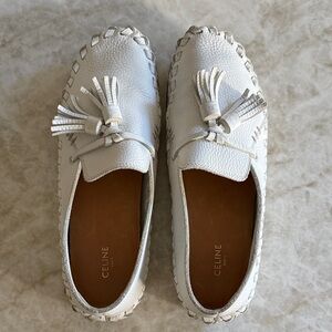 Celine Marlou White Moccasin